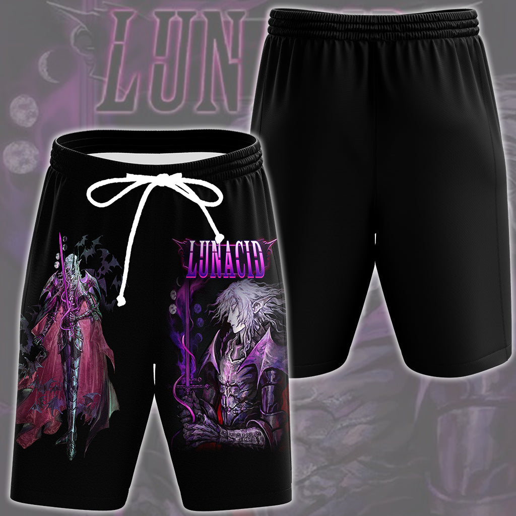 Lunacid Video Game All Over Printed T-shirt Tank Top Zip Hoodie Pullover Hoodie Hawaiian Shirt Beach Shorts Joggers