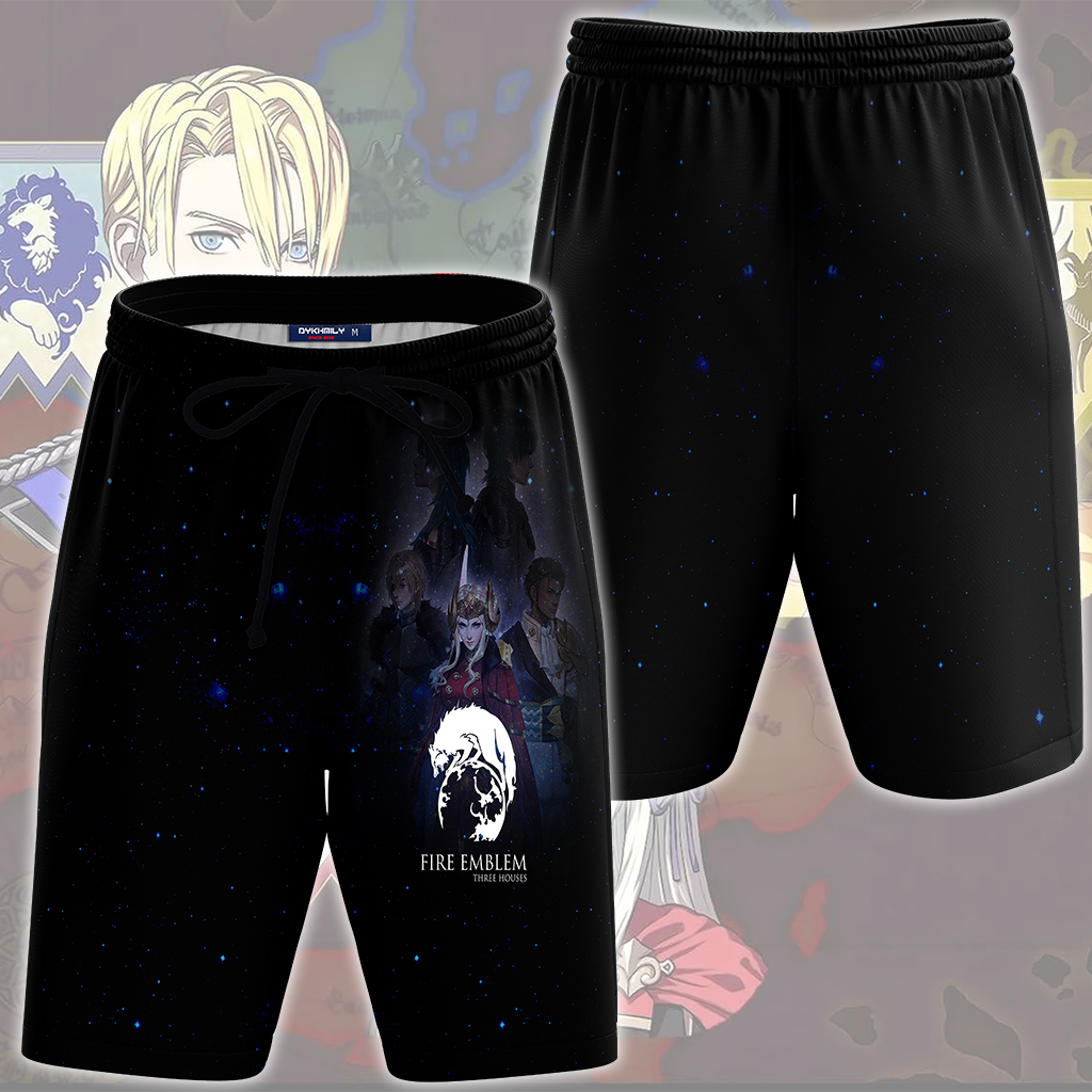 Fire Emblem Three Houses Video Game All Over Printed T-shirt Tank Top Zip Hoodie Pullover Hoodie Hawaiian Shirt Beach Shorts Joggers