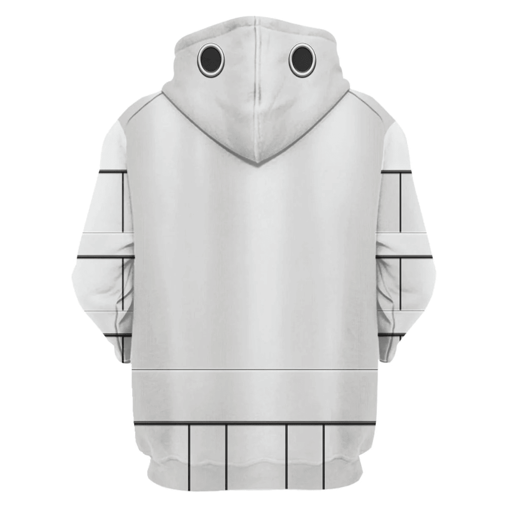 Doctor Who Hoodie Doctor Who 10Th Planet Cyberman Costume T-Shirt White Unisex - Trendy Gift For Men & Women