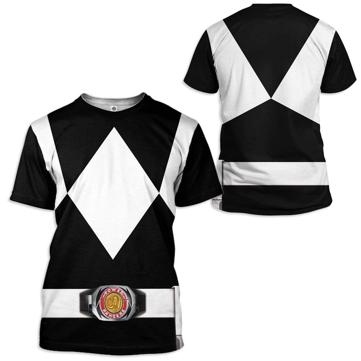 Cosplay Black MIGHTY MORPHIN Power Ranger Custom T-Shirts Hoodies Apparel