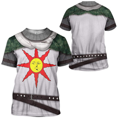 Cosplay Dark Souls Solaire Of Astora Custom T-Shirts Hoodies Apparel