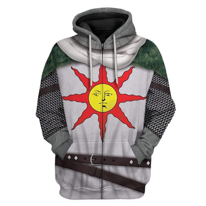 Cosplay Dark Souls Solaire Of Astora Custom T-Shirts Hoodies Apparel