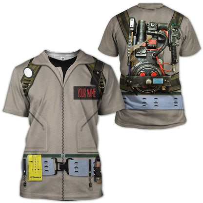 Cosplay Ghostbusters Custom Name T-Shirts Hoodies Apparel