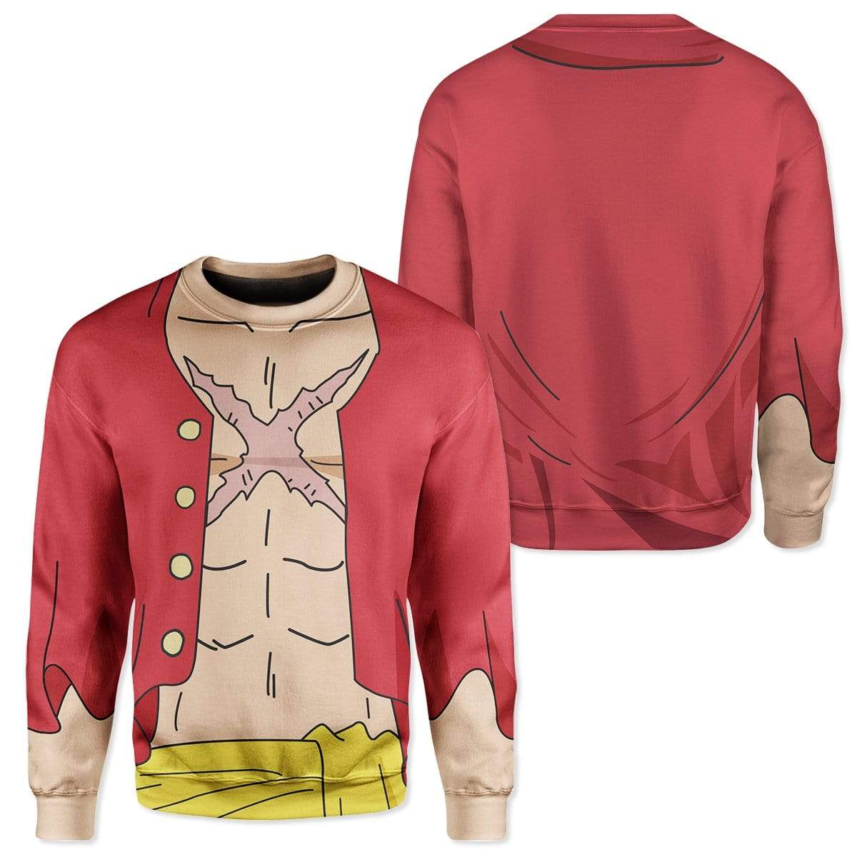 Cosplay Luffy One Piece Custom T-Shirts Hoodies Apparel