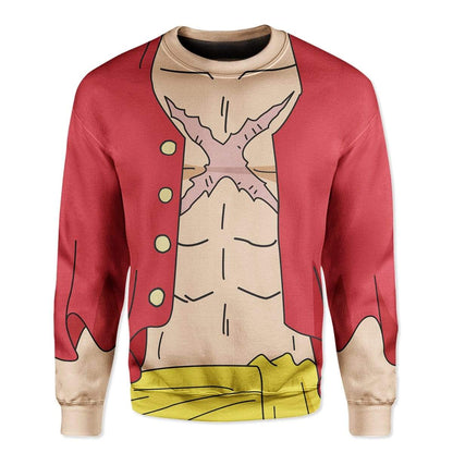 Cosplay Luffy One Piece Custom T-Shirts Hoodies Apparel