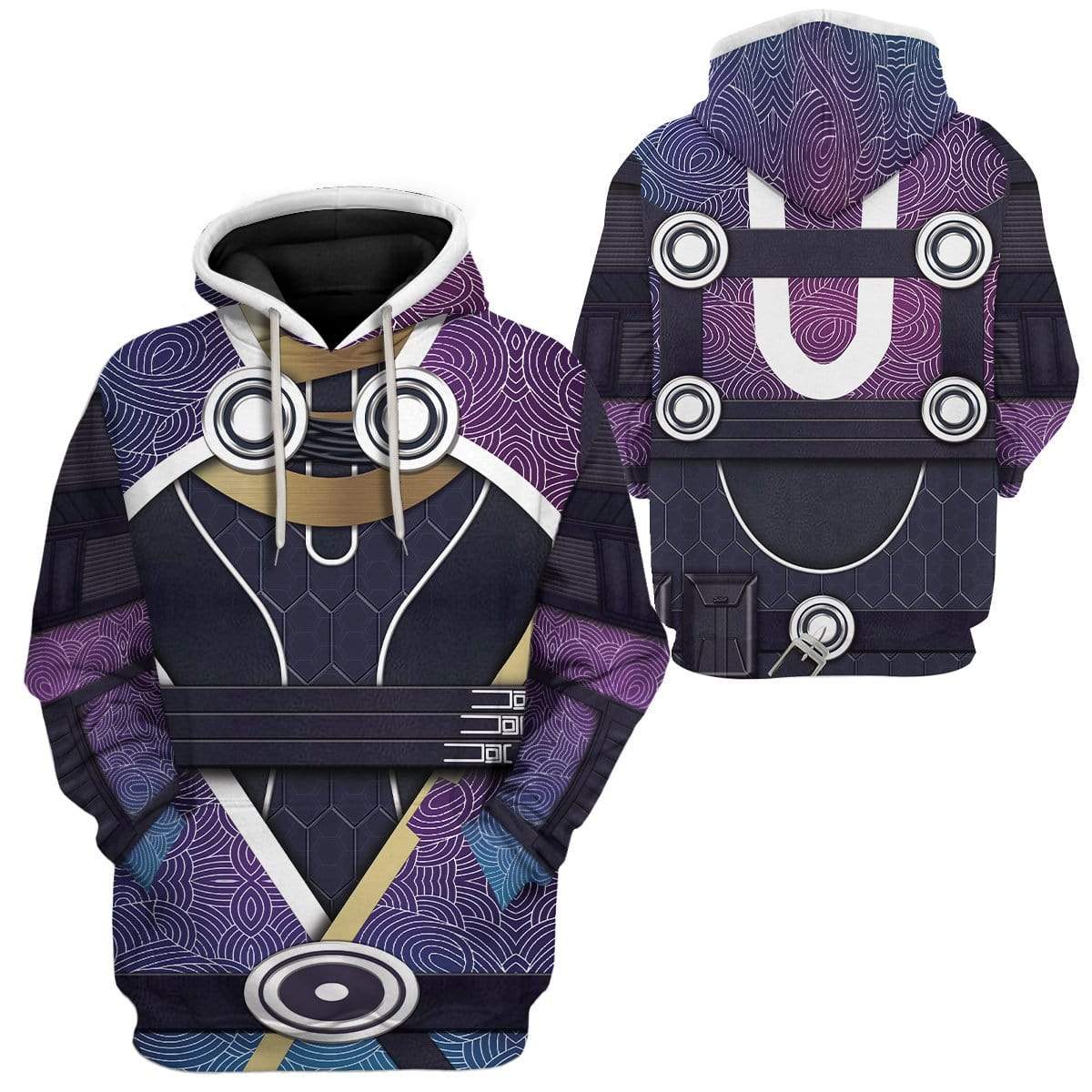 Cosplay Mass Effect Tali Vas Normandy Custom T-Shirts Hoodies Apparel