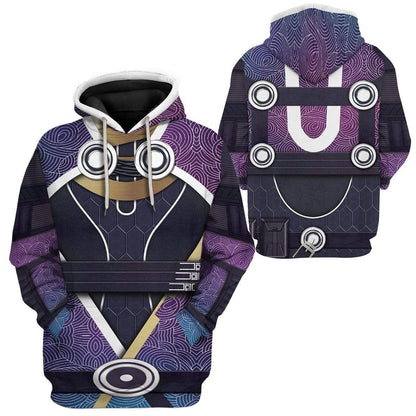 Cosplay Mass Effect Tali Vas Normandy Custom T-Shirts Hoodies Apparel