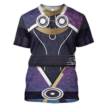 Cosplay Mass Effect Tali Vas Normandy Custom T-Shirts Hoodies Apparel
