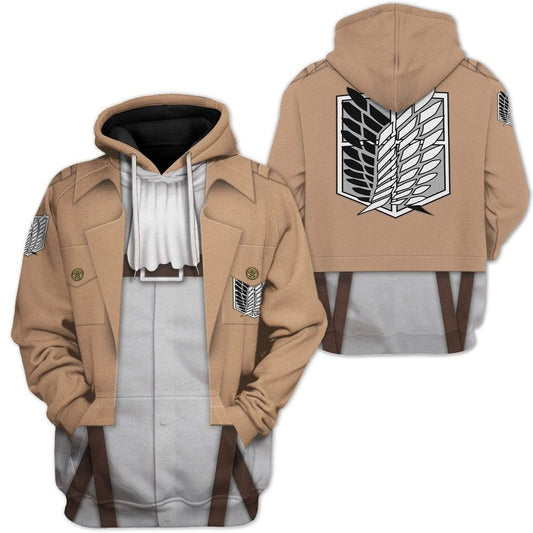  Attack On Titan Shirt Attack On Titan Uniform Costume Hoodie Attack On Titan Hoodie