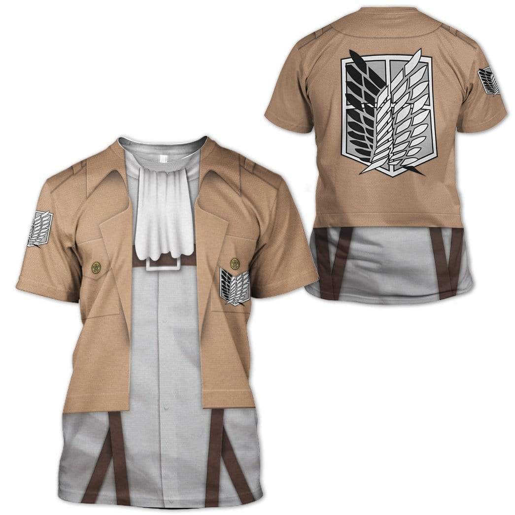  Attack On Titan Shirt Attack On Titan Uniform Costume Hoodie Attack On Titan Hoodie