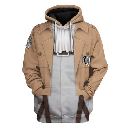  Attack On Titan Shirt Attack On Titan Uniform Costume Hoodie Attack On Titan Hoodie
