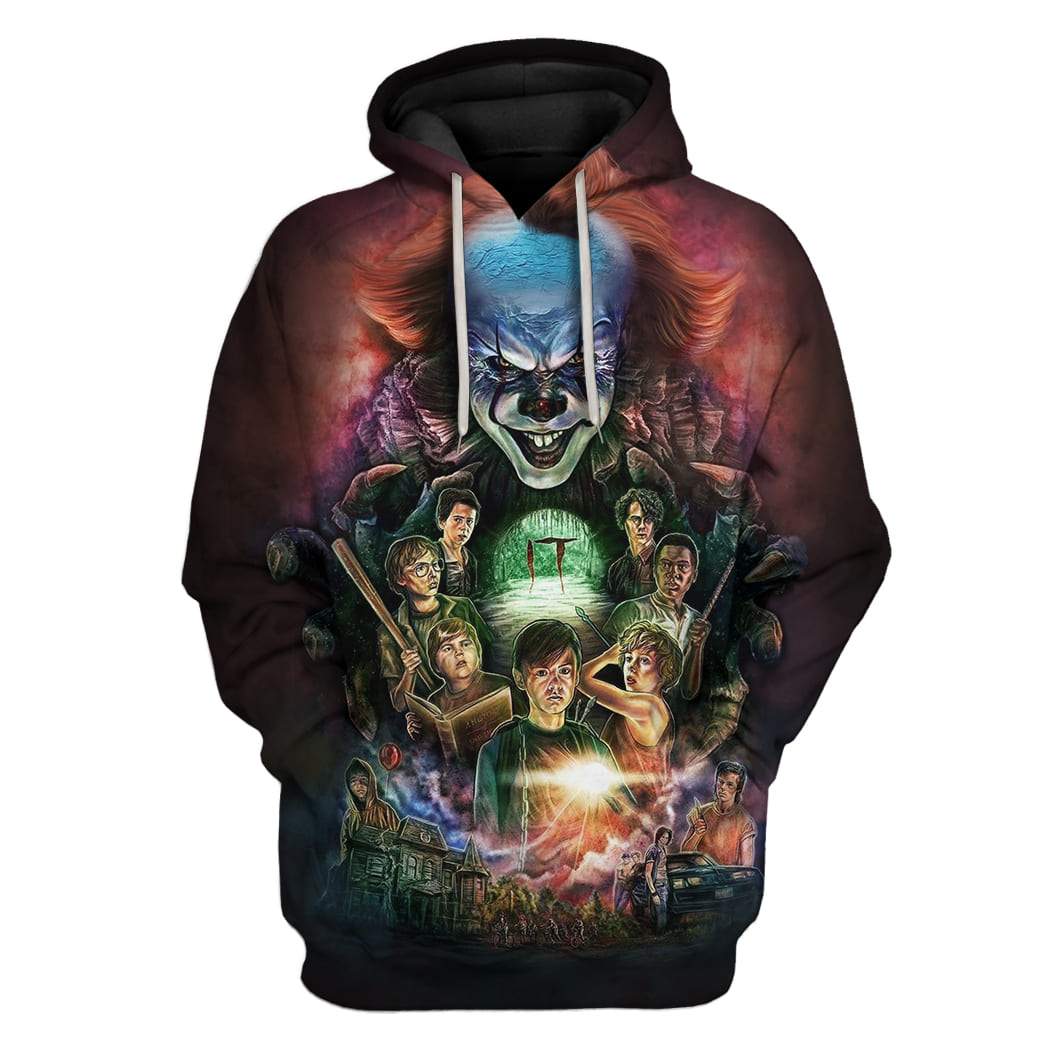 Halloween Hoodie IT Pennywise The Loser Club Hoodie Pennywise Hoodie