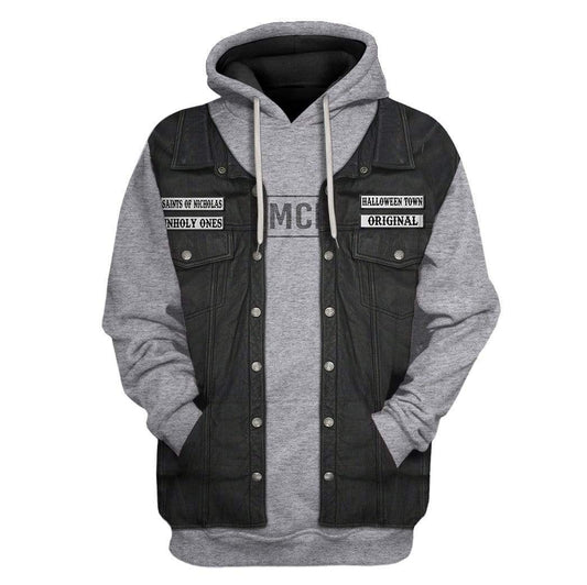  TNBC Hoodie Halloween Town Original Costume Grey Hoodie  
