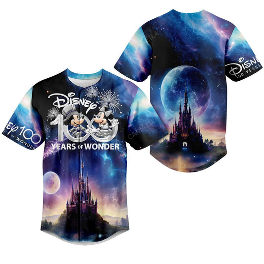 DN Baseball Jersey 100 Years of Wonder Castle Graphic Jersey Shirt Colorful Unisex Adult New Release