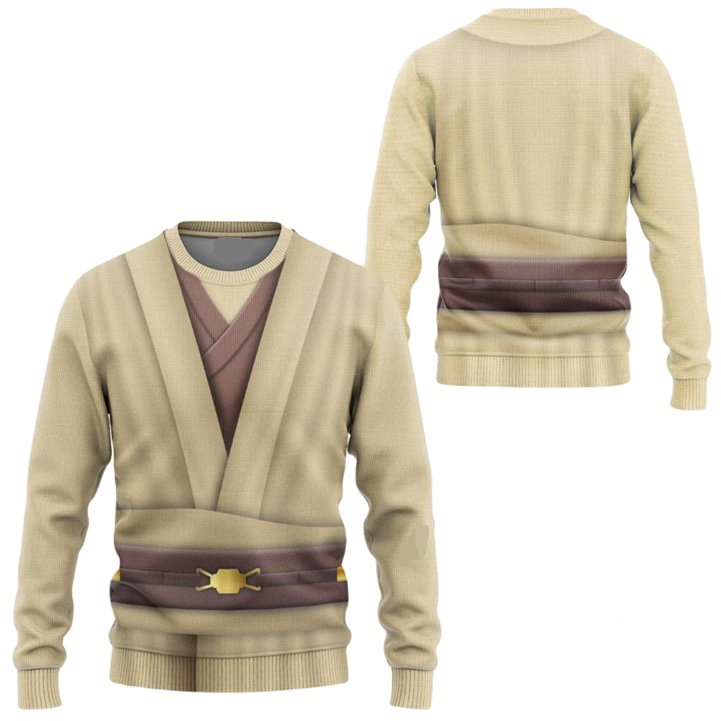 Starwars Hoodie Obi Wan Kenobi Costume Starwars Cosplay T-Shirt White Unisex Adults - Trendy Gift For Men & Women