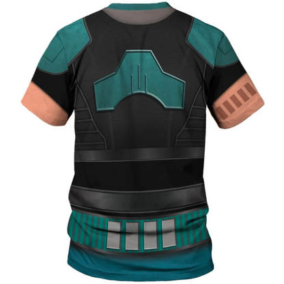 Starwars Hoodie Cara Dune Costume Starwars Cosplay T-Shirt Black Green Unisex Adults - Trendy Gift For Men & Women