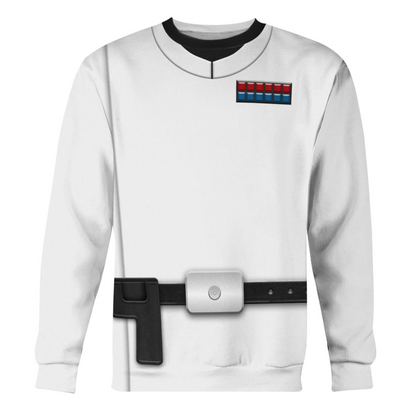 Starwars Hoodie Orson Krennic Costume Starwars Cosplay T-Shirt Black White Unisex Adults - Trendy Gift For Men & Women