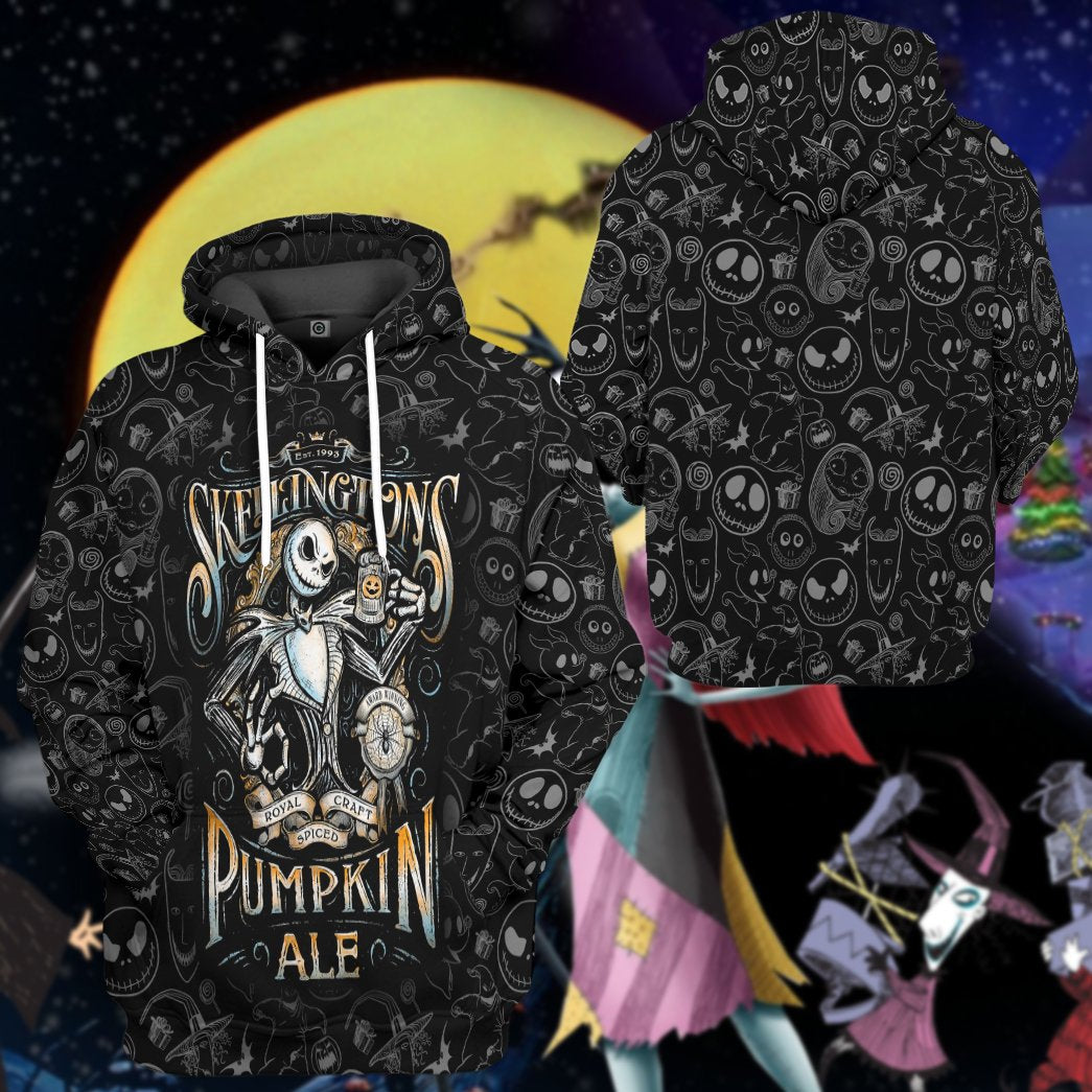  TNBC Shirt Jack Skellington Pumpkin Ale Black Hoodie TNBC Hoodie