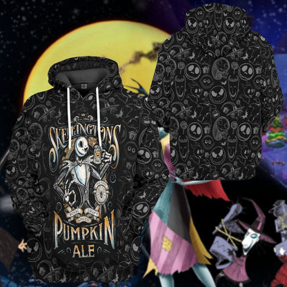 TNBC Shirt Jack Skellington Pumpkin Ale Black Hoodie TNBC Hoodie