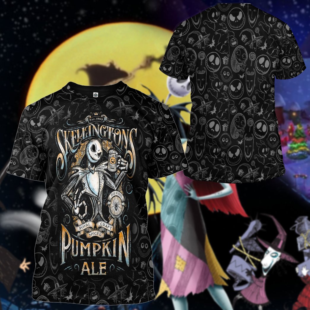  TNBC Shirt Jack Skellington Pumpkin Ale Black Hoodie TNBC Hoodie