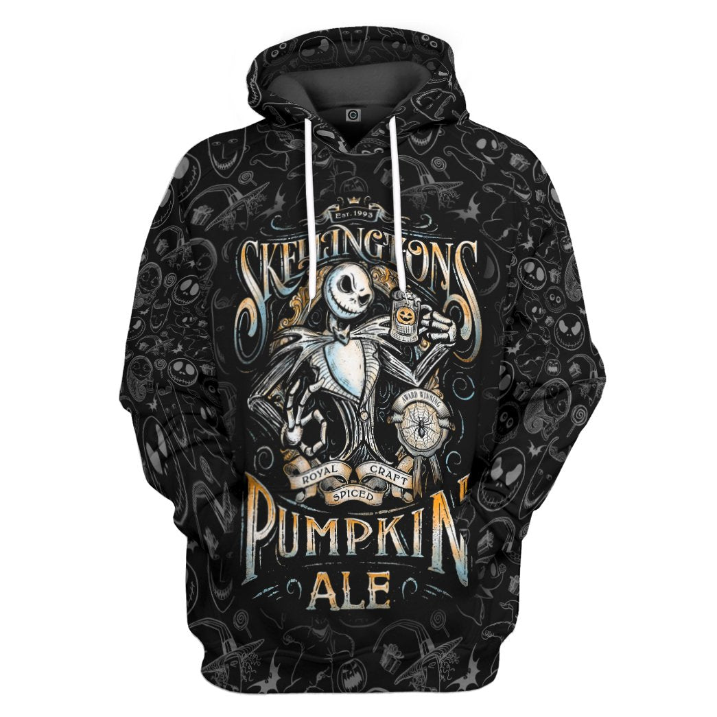  TNBC Shirt Jack Skellington Pumpkin Ale Black Hoodie TNBC Hoodie