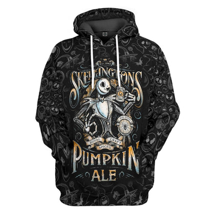  TNBC Shirt Jack Skellington Pumpkin Ale Black Hoodie TNBC Hoodie