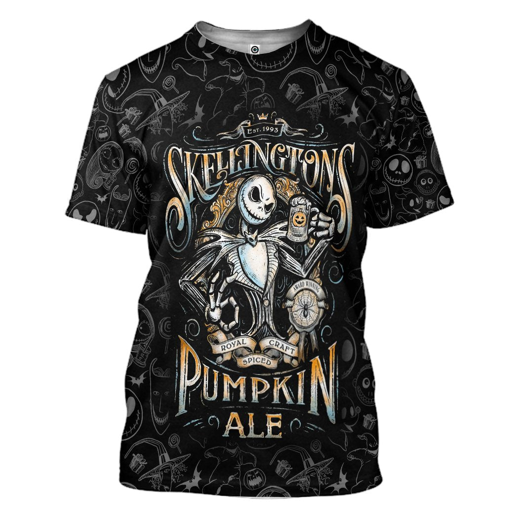 TNBC Shirt Jack Skellington Pumpkin Ale Black Hoodie TNBC Hoodie
