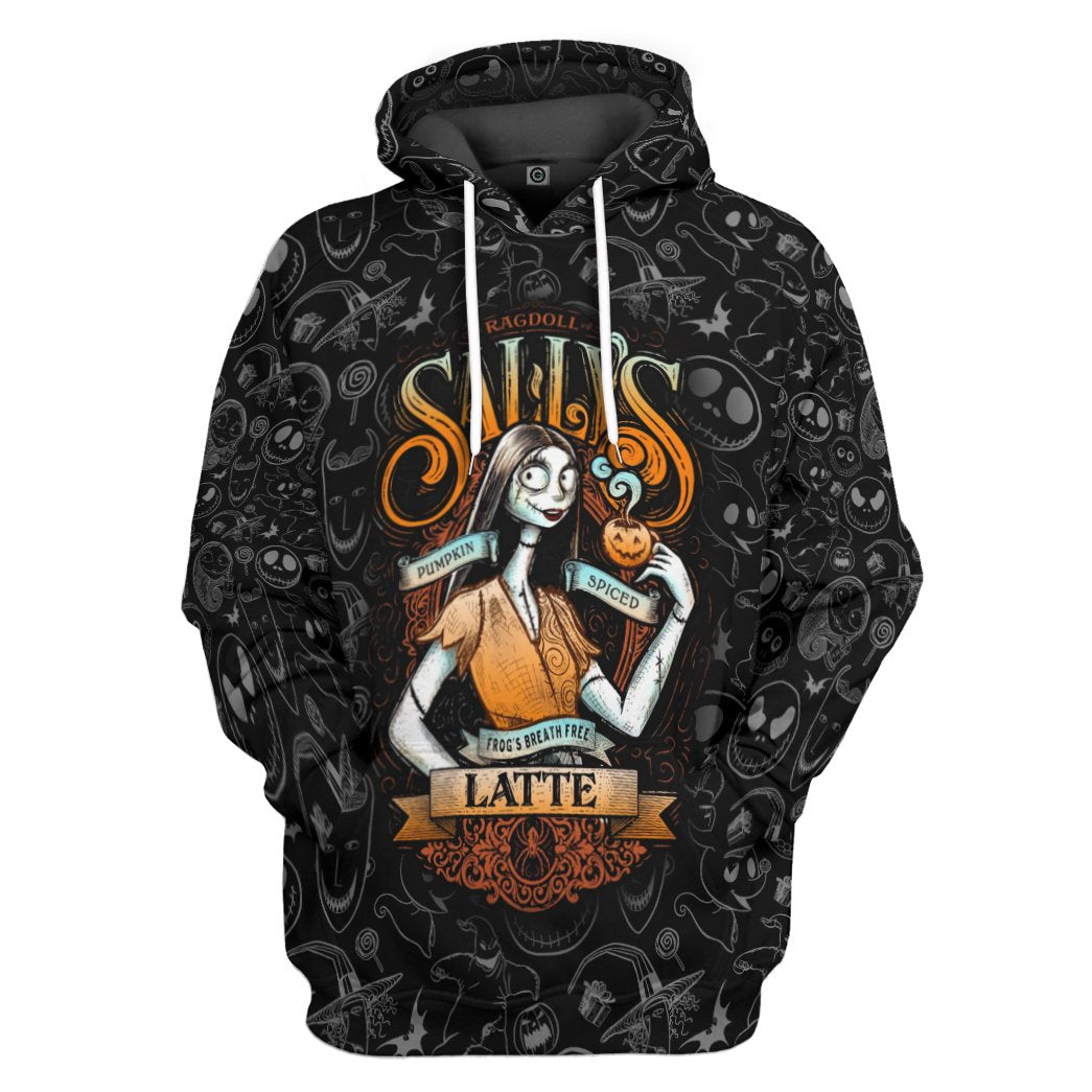  TNBC Shirt Pumpkin Spiced Latte Sally Black Hoodie TNBC Hoodie