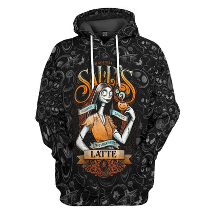  TNBC Shirt Pumpkin Spiced Latte Sally Black Hoodie TNBC Hoodie