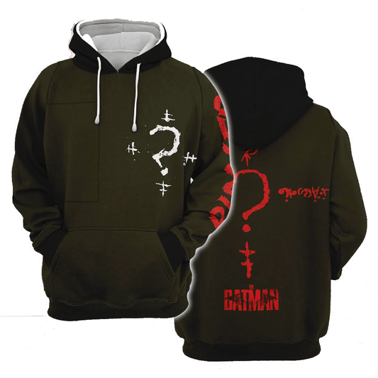 Batman Hoodie Dc The Batman Riddler Hoodie Black Unisex - Cozy Hoodie For Cold Weather