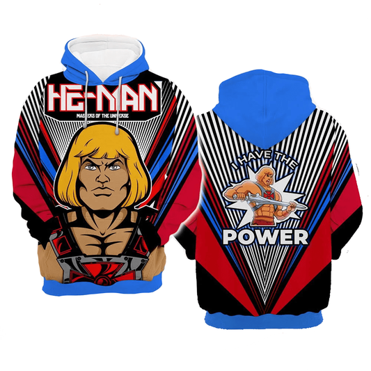 He-Man And The Masters Of The Universe Hoodie He-Man I Have The Power Hoodie Colorful Unisex - Cozy Hoodie For Cold Weather
