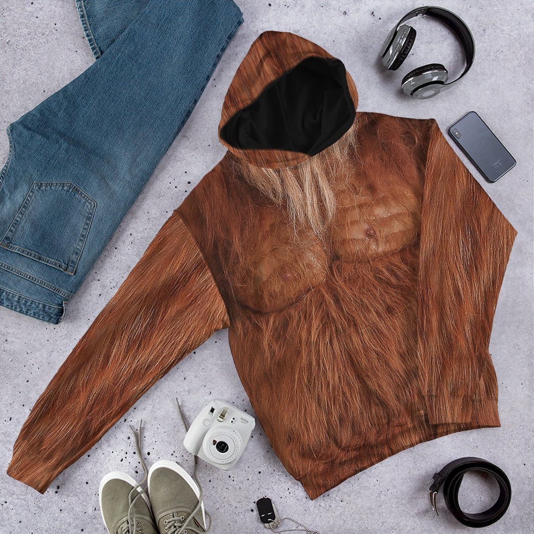  Bigfoot Costume Tshirt Hoodie Apparel
