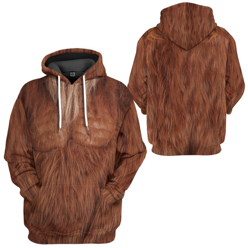 Bigfoot Costume Tshirt Hoodie Apparel
