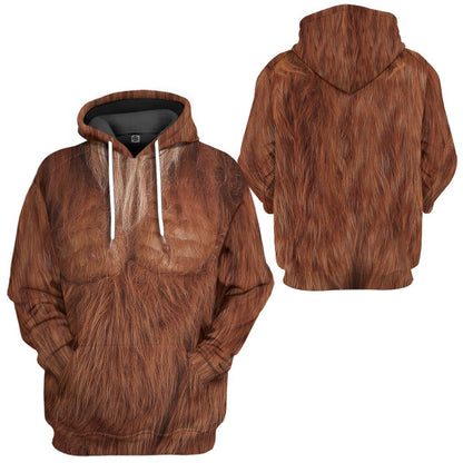  Bigfoot Costume Tshirt Hoodie Apparel