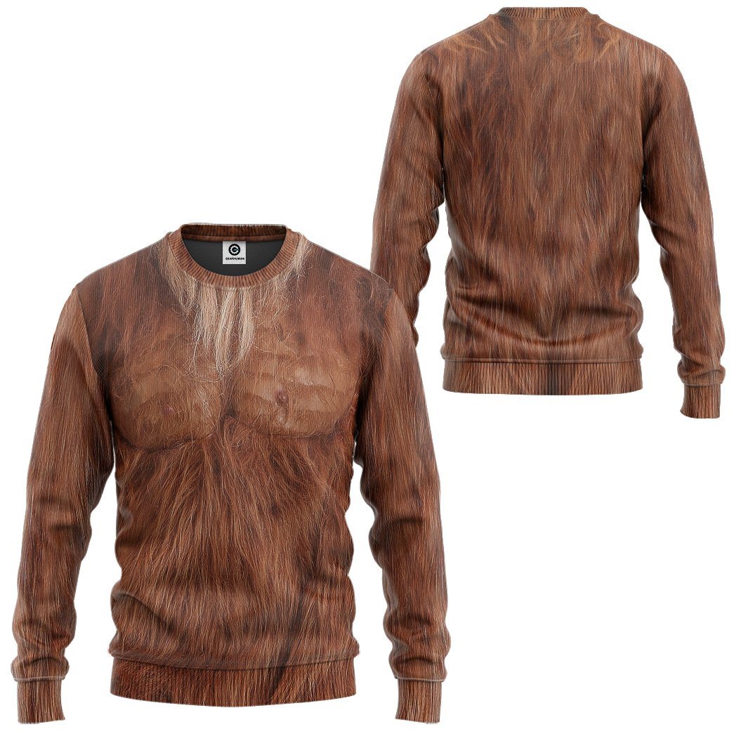  Bigfoot Costume Tshirt Hoodie Apparel