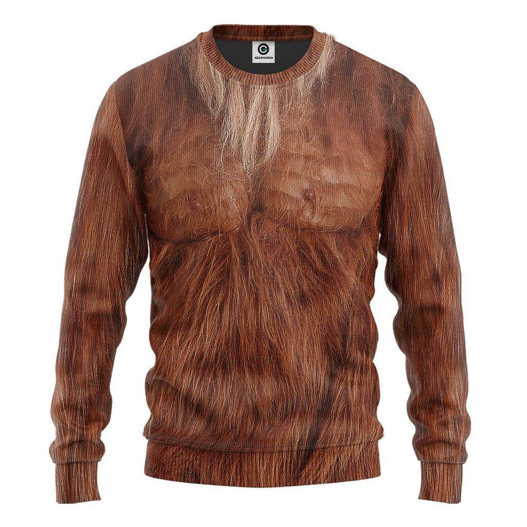  Bigfoot Costume Tshirt Hoodie Apparel