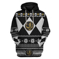  Black MIGHTY MORPHIN Power Ranger Ugly Custom Tshirt Hoodie Apparel