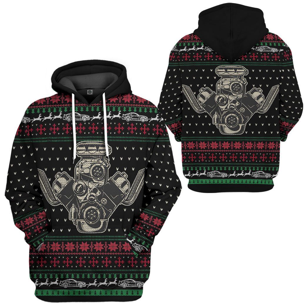  Drag Racing Christmas Custom Tshirt Hoodie Apparel