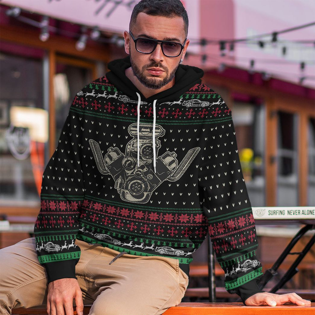  Drag Racing Christmas Custom Tshirt Hoodie Apparel
