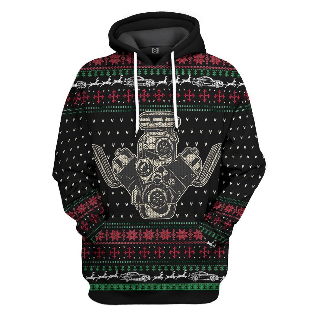  Drag Racing Christmas Custom Tshirt Hoodie Apparel