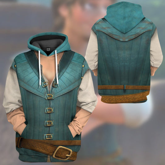  DN T-shirt Tangled Rapunzel Flynn Rider Prince Costume 3d Shirt DN Hoodie