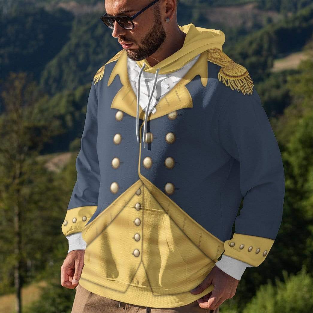  General George Washington Custom Hoodie Apparel