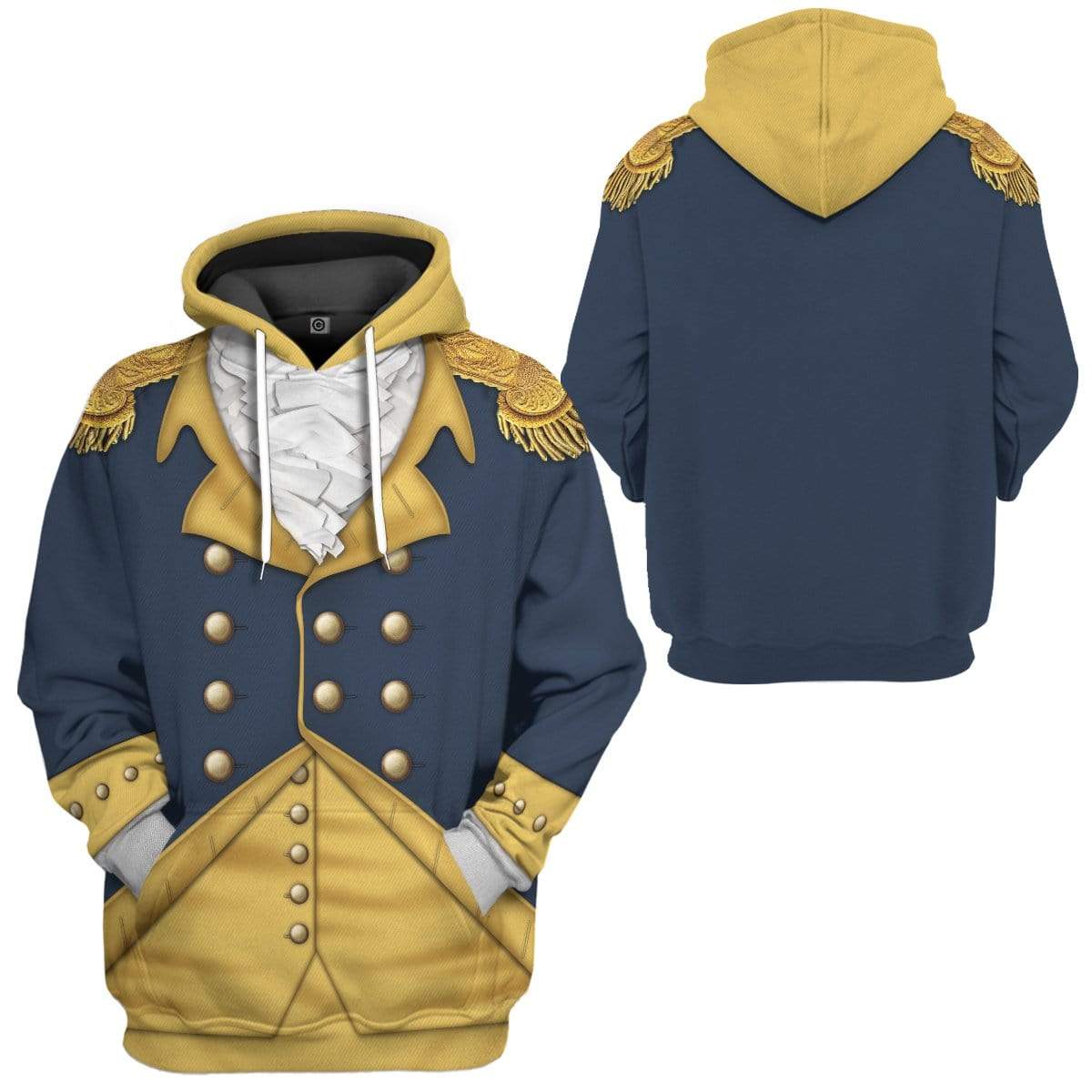  General George Washington Custom Hoodie Apparel