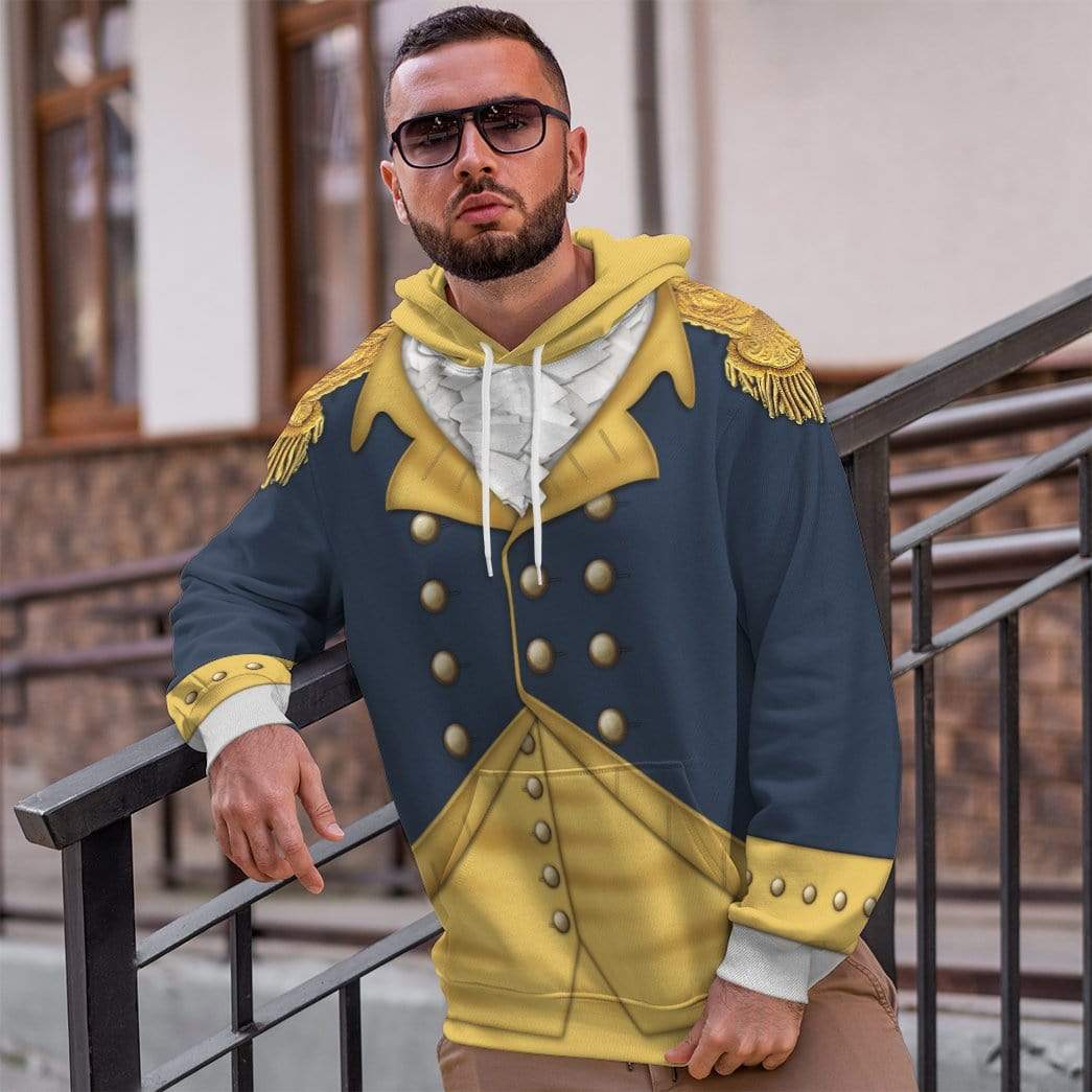  General George Washington Custom Hoodie Apparel