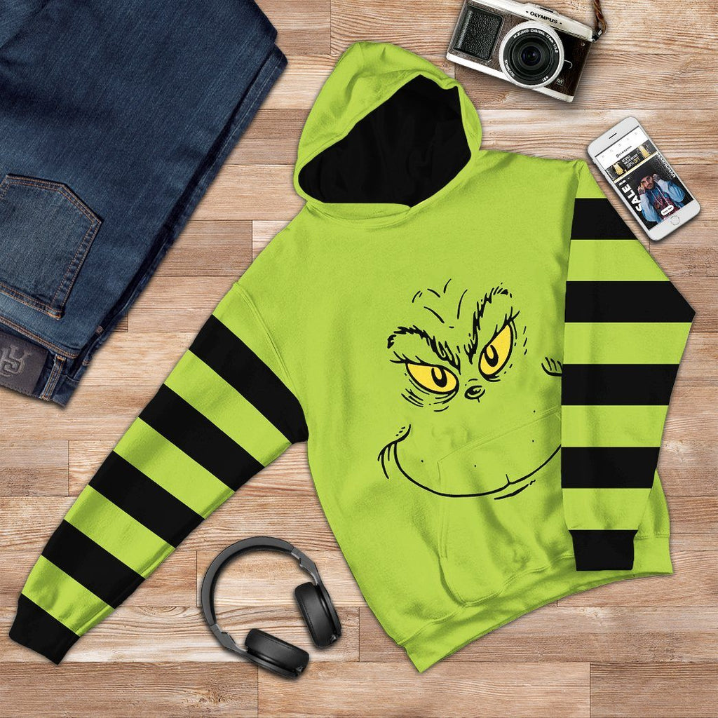  Grinch Stripes Tshirt Hoodie Apparel