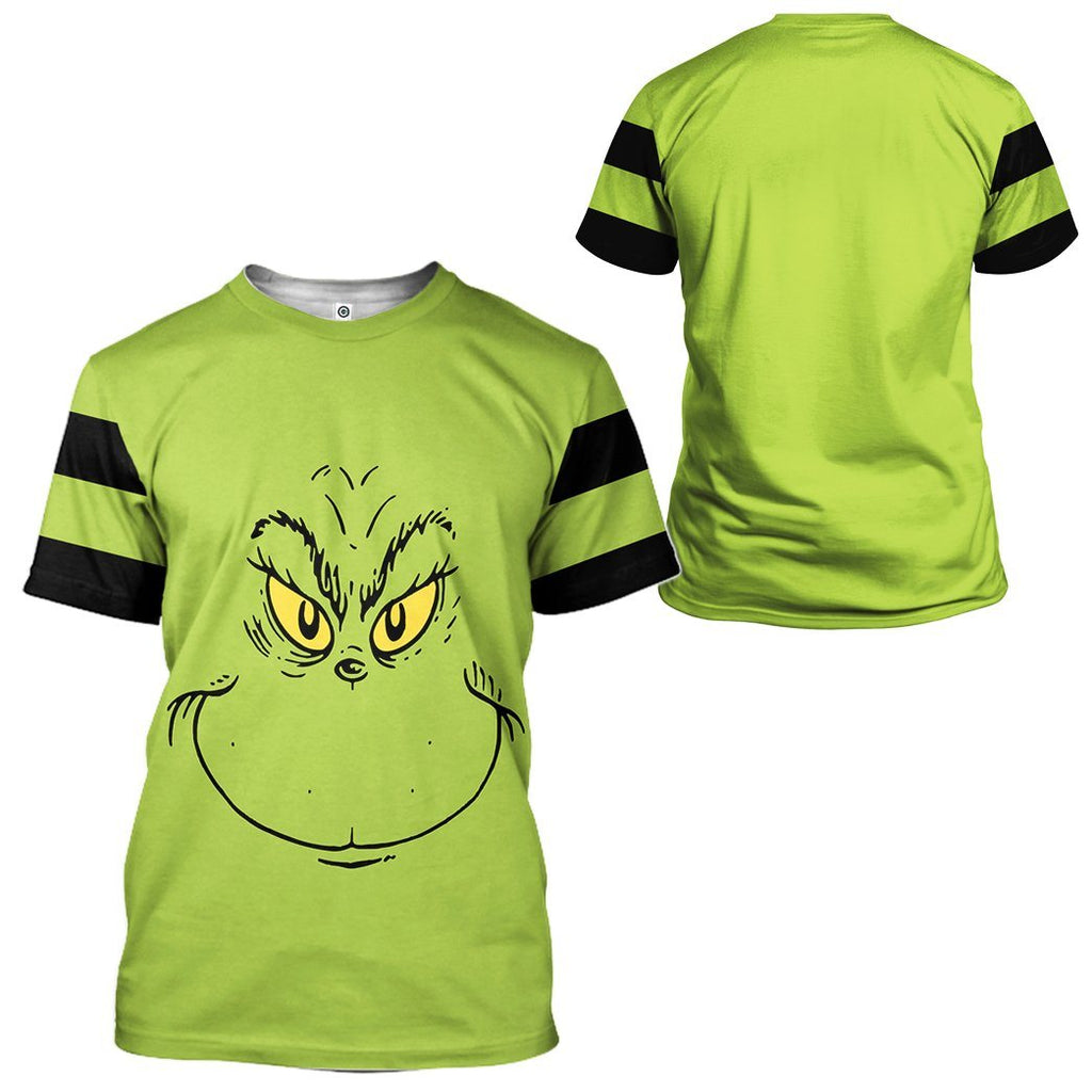  Grinch Stripes Tshirt Hoodie Apparel