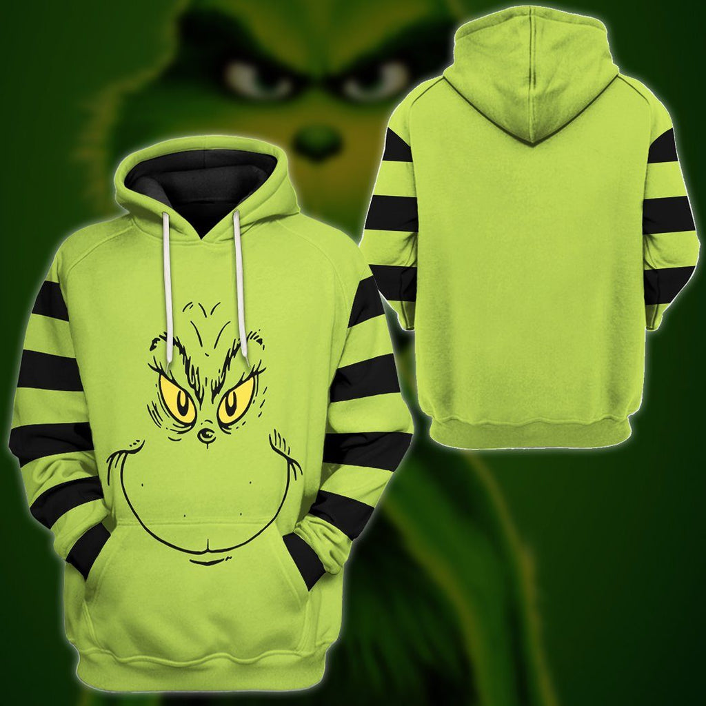  Grinch Stripes Tshirt Hoodie Apparel