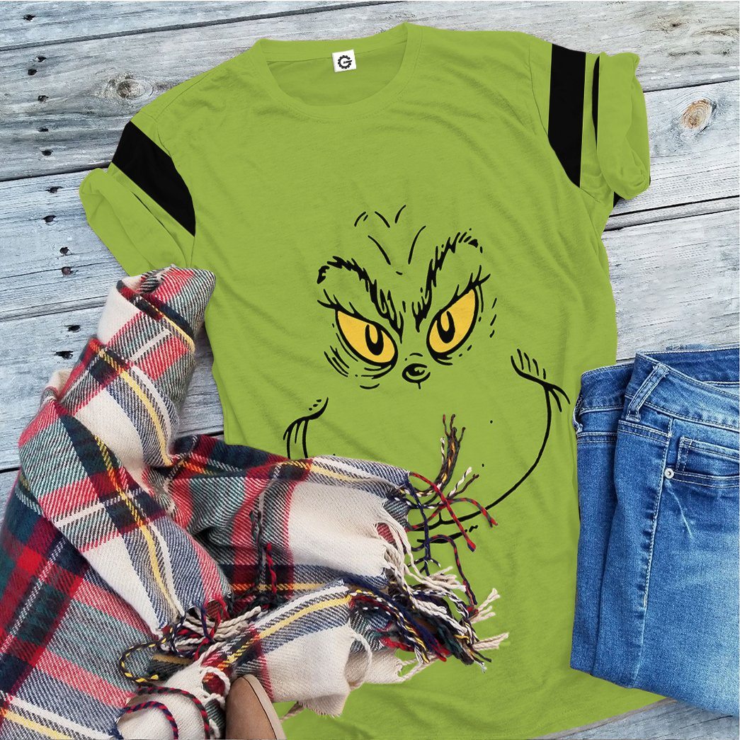  Grinch Stripes Tshirt Hoodie Apparel