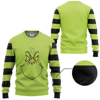  Grinch Stripes Tshirt Hoodie Apparel