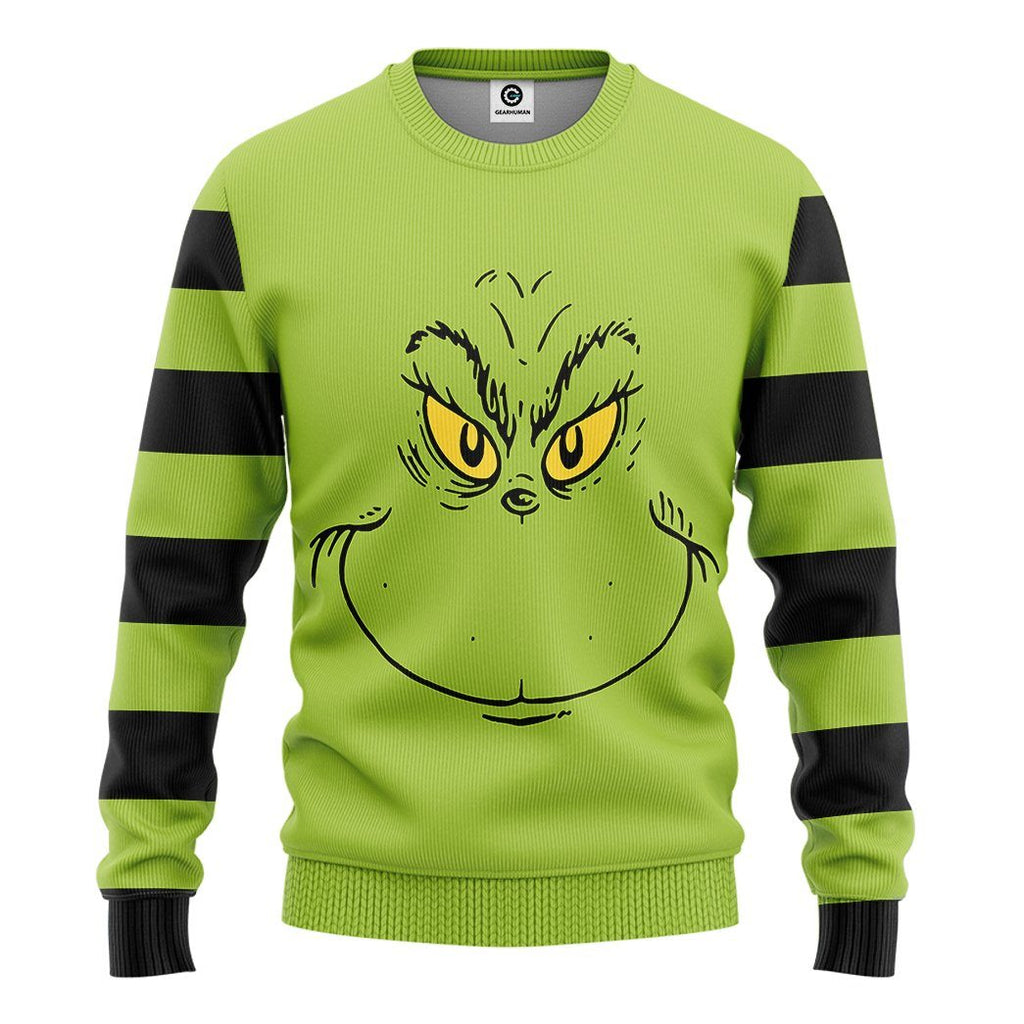  Grinch Stripes Tshirt Hoodie Apparel